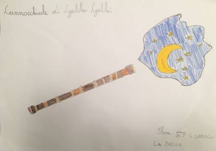 Disegni e strumenti realizzati dopo l’attività La Sacca di Galileo
