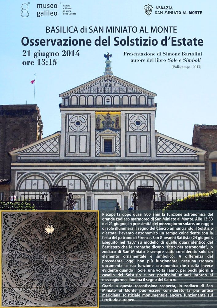 Il solstizio d'estate a San Miniato al Monte 2014