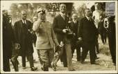 The National History of Science Exhibition (1929) - King Vittorio Emanuele III and Andrea Corsini (second from left) at the inauguration of the  National History of Science Exhibition